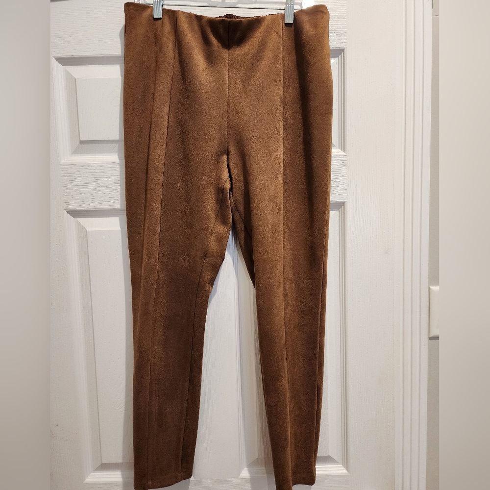 Loft faux suede leggings size L
